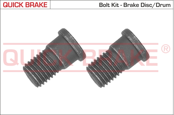 Screw Set, brake disc - 11666K QUICK BRAKE
