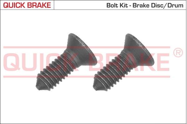 Screw Set, brake disc - 11667K QUICK BRAKE