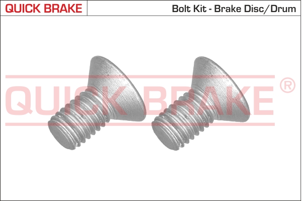 Screw Set, brake disc - 11669K QUICK BRAKE