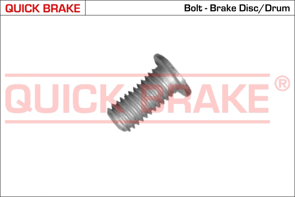 Болт, диск тормозного механизма - 11672 QUICK BRAKE
