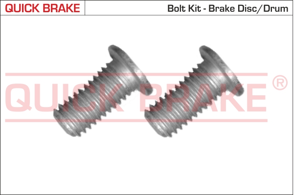 Kit bulloni, Disco freno - 11672K QUICK BRAKE