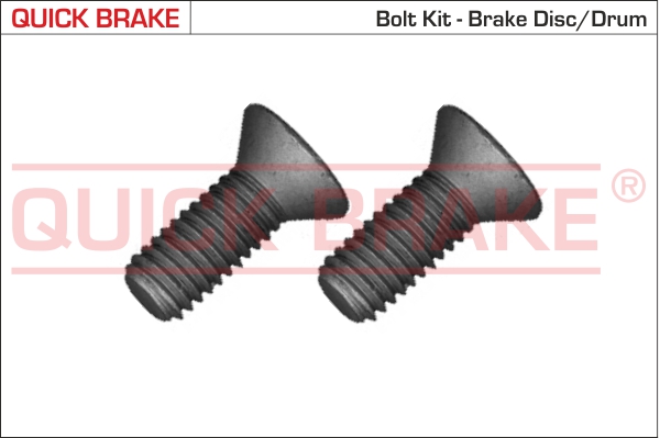 Screw Set, brake disc - 11676K QUICK BRAKE