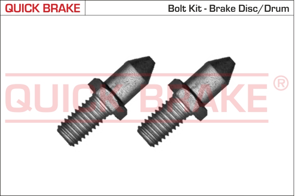 Screw Set, brake disc - 11678K QUICK BRAKE