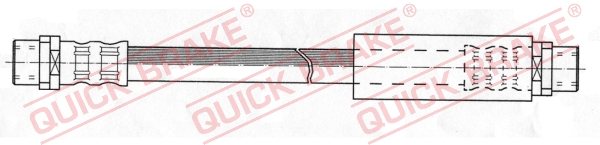Flessibile del freno - 22.307 QUICK BRAKE