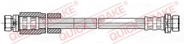 Flessibile del freno - 22.314 QUICK BRAKE