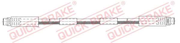 Flessibile del freno - 22.914 QUICK BRAKE