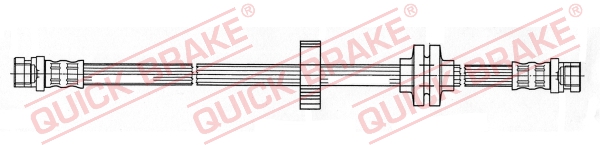 Flessibile del freno - 22.918 QUICK BRAKE