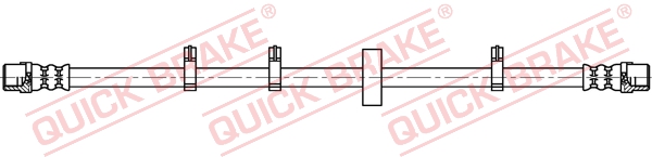 Flessibile del freno - 22.929 QUICK BRAKE