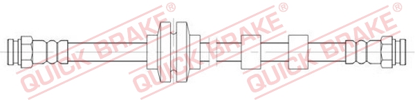 Flessibile del freno - 22.939 QUICK BRAKE