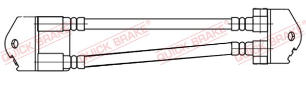 Brake Hose - 25.009 QUICK BRAKE