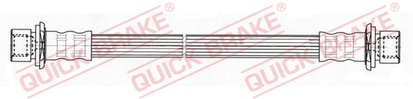 Flessibile del freno - 25.025 QUICK BRAKE