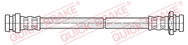 Flessibile del freno - 25.032 QUICK BRAKE