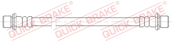 Flessibile del freno - 25.081 QUICK BRAKE