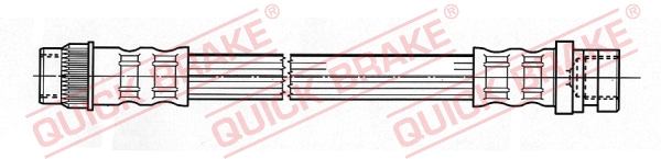 Flessibile del freno - 27.083 QUICK BRAKE