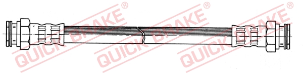 Flessibile del freno - 27.087 QUICK BRAKE