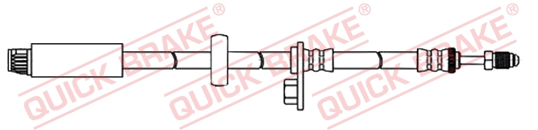 Brake Hose - 32.806 QUICK BRAKE