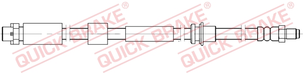 Flessibile del freno - 32.838 QUICK BRAKE
