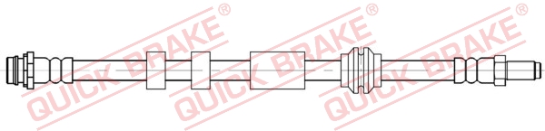 Flessibile del freno - 32.842 QUICK BRAKE