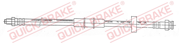 Flessibile del freno - 32.918 QUICK BRAKE