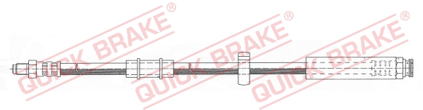 Тормозной шланг - 32.961 QUICK BRAKE
