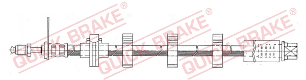 Flessibile del freno - 32.984 QUICK BRAKE