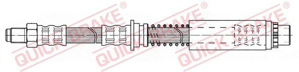 Flessibile del freno - 35.903 QUICK BRAKE