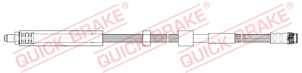 Brake Hose - 35.908 QUICK BRAKE