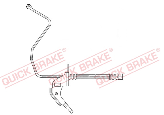 Brake Hose - 35.913 QUICK BRAKE