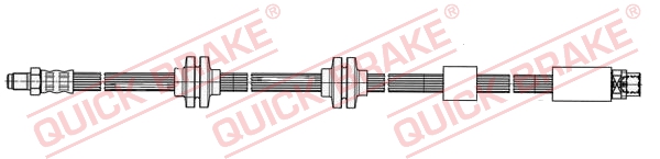 Brake Hose - 35.917 QUICK BRAKE