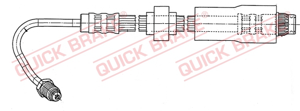 Brake Hose - 37.929 QUICK BRAKE
