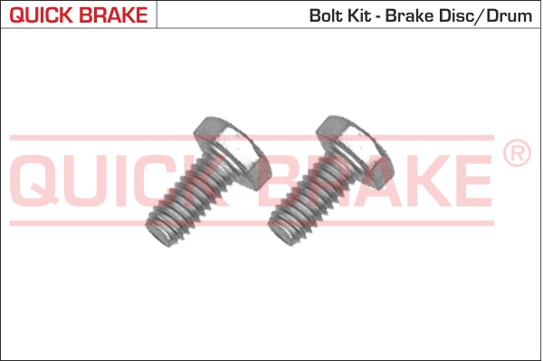 varžtų komplektas, stabdžių diskas - 4904K QUICK BRAKE