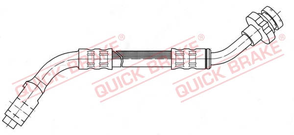 Flessibile del freno - 50.023 QUICK BRAKE