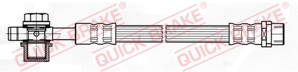 Flessibile del freno - 50.041X QUICK BRAKE