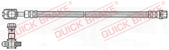 Brake Hose - 50.048X QUICK BRAKE