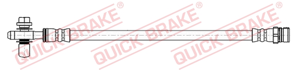 stabdžių žarnelė - 50.079X QUICK BRAKE