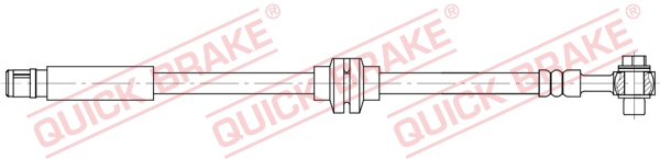 Flessibile del freno - 50.202X QUICK BRAKE