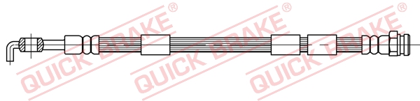 Brake Hose - 50.400 QUICK BRAKE