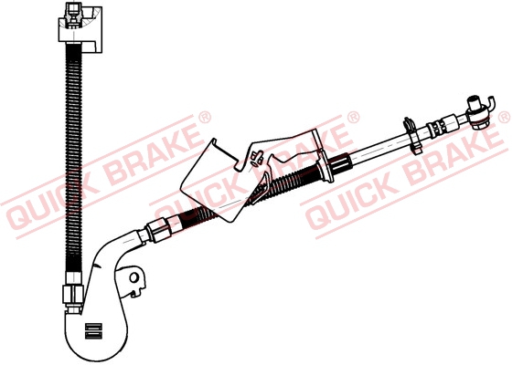 Brake Hose - 50.703X QUICK BRAKE