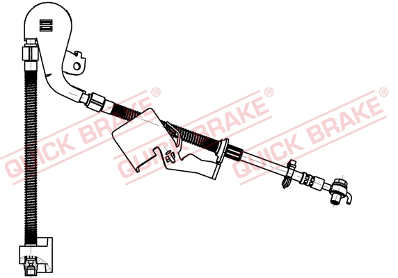 Flessibile del freno - 50.704X QUICK BRAKE