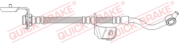 Brake Hose - 50.720 QUICK BRAKE
