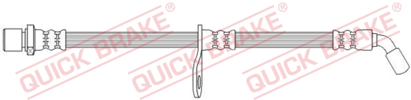 Flessibile del freno - 50.724 QUICK BRAKE