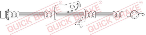 Flessibile del freno - 50.727 QUICK BRAKE