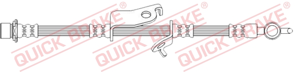Brake Hose - 50.729 QUICK BRAKE