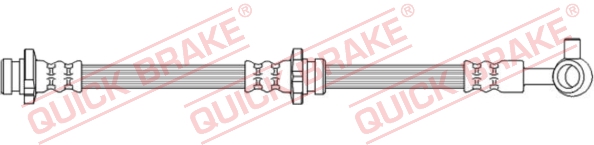 Flessibile del freno - 50.744 QUICK BRAKE