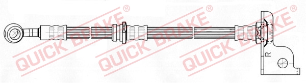 Brake Hose - 50.821 QUICK BRAKE