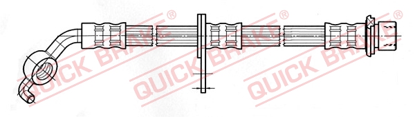 Brake Hose - 50.831 QUICK BRAKE