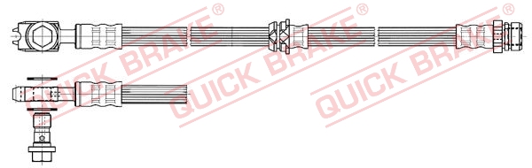 Brake Hose - 50.832X QUICK BRAKE
