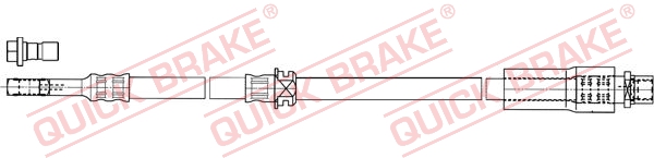 Brake Hose - 50.835X QUICK BRAKE