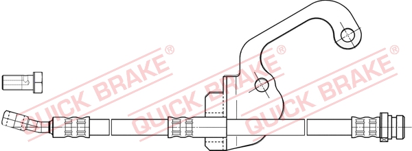 Brake Hose - 50.838X QUICK BRAKE