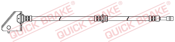 Brake Hose - 50.880 QUICK BRAKE